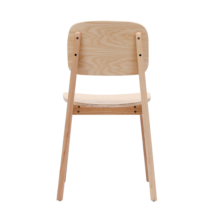 Lot de 2 chaises en bois massif