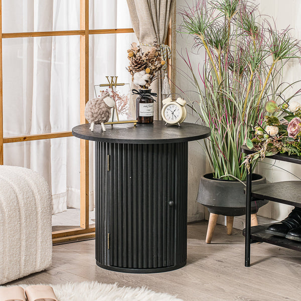 TRINIDAD Black Side Table