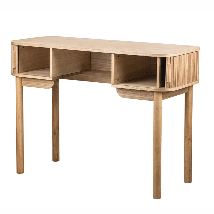 Bureau 2 portes en bois de fresne