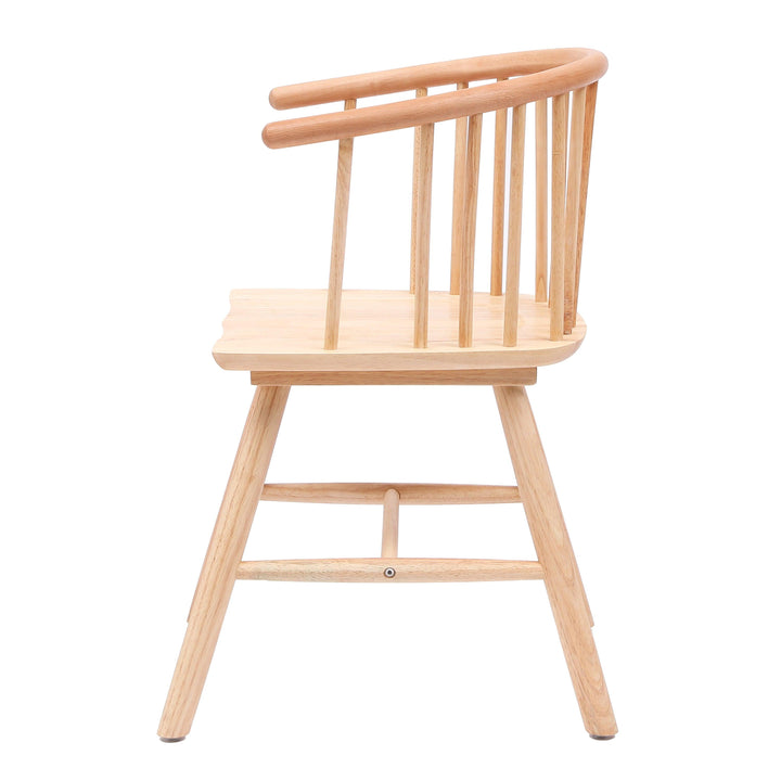 Lot de 2 chaises en bois massif