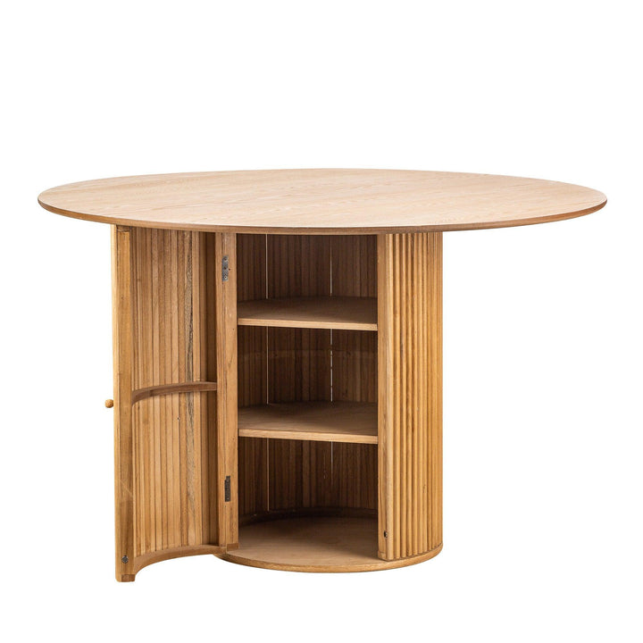 Table a manger 6 personnes en pin massif D120