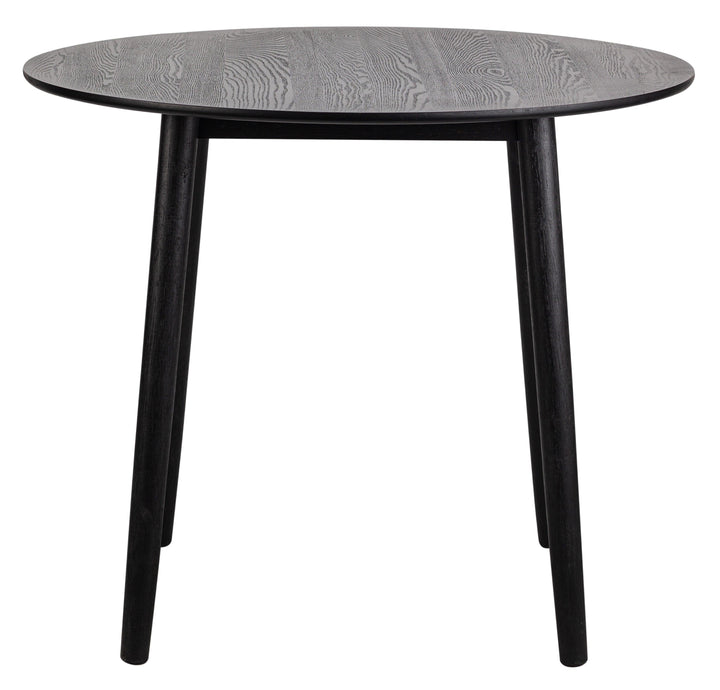 Table a manger 4 personnes en pin massif D90 coloris noir