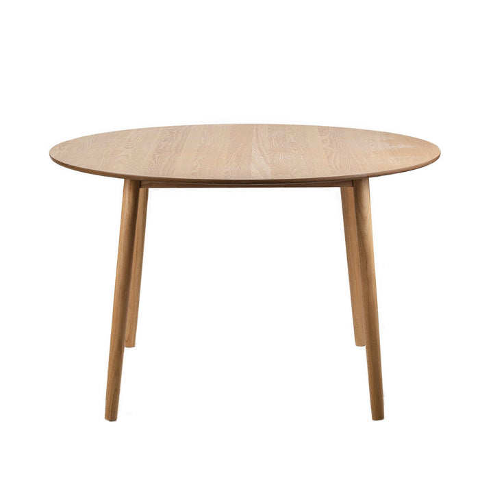 Table a manger 6 personnes en pin massif D120 coloris naturel